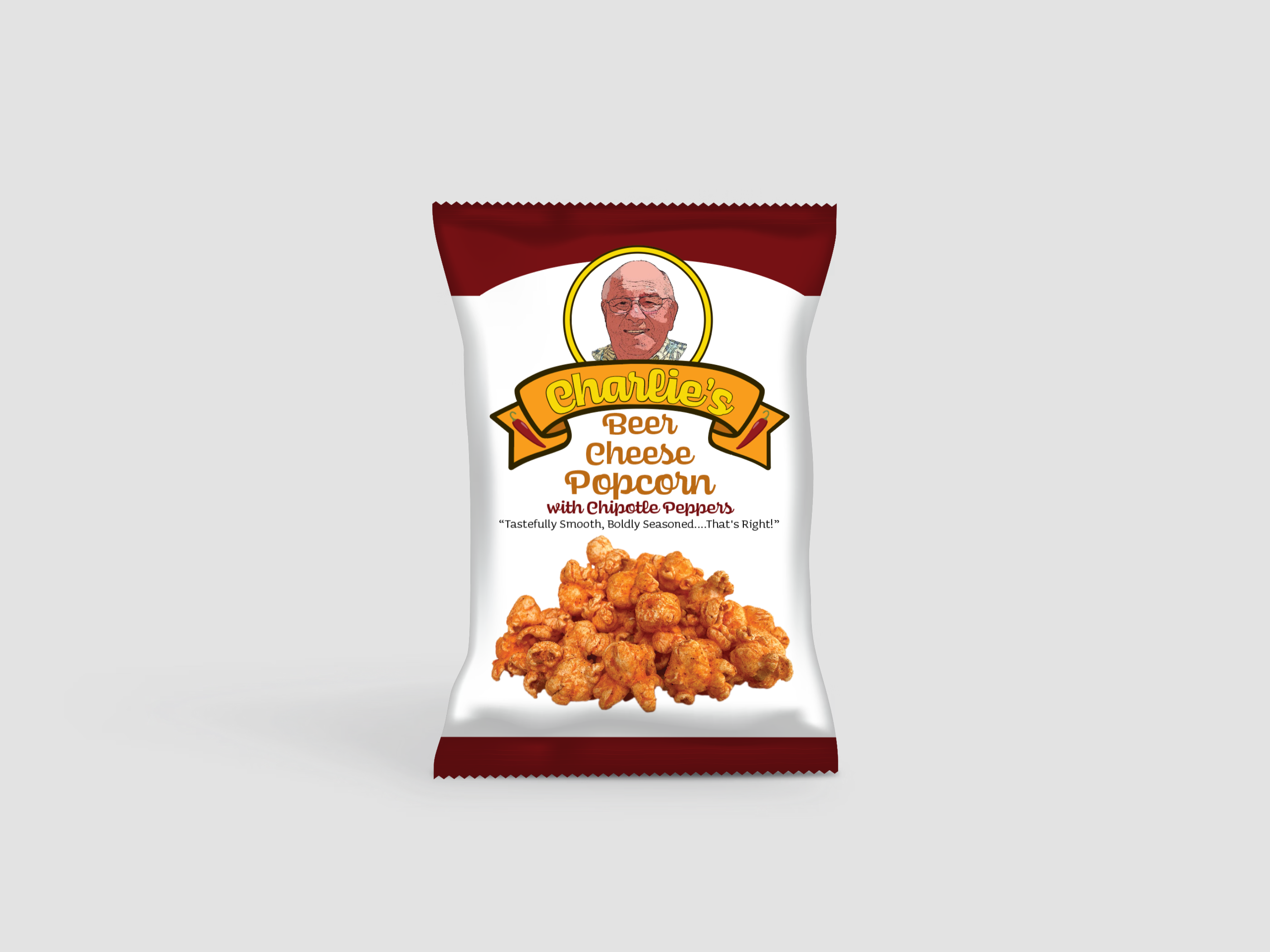 Charlie's Chipotle Beer Cheese Popcorn
